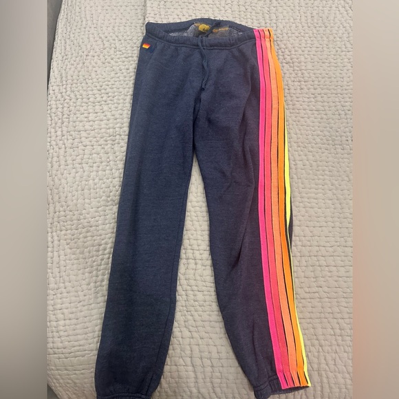 Aviator Nation Pants - 5 STRIPE SWEATPANTS